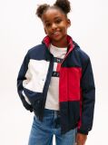 Blue Heritage Colour-Blocked Relaxed Jacket  Kids Unisex