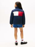 Blue Back Flag Logo Puffer Jacket  Kids Unisex