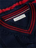 Blue Peanuts® Crest Embroidery Cable Knit Jumper  Kids Unisex