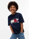 Μπλε Peanuts® T-Shirt Με Σχέδιο  Παιδί Unisex