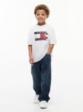 White Peanuts® Flag Graphic Jersey T-Shirt  Kids Unisex