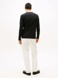 Black Organic Jersey Logo Long Sleeve T-Shirt  Men
