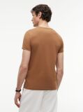 Καφέ T-Shirt Με Extra Slim Γραμμή  Άνδρες