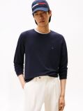 Μπλε Μακρυμανικο T-Shirt Σε Slim Ελαστικη Γραμμη  Άνδρες