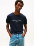 Μπλε T-Shirt Με Λογότυπο  Άνδρες