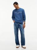 Blue TH Flex Logo Sweatshirt  Men