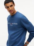 Blue TH Flex Logo Sweatshirt  Men