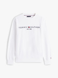 White TH Flex Logo Sweatshirt  Men