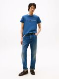 Blue Organic Cotton Chest Logo T-Shirt  Men