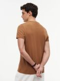 Καφέ T-Shirt Απο Οργανικό Βαμβάκι  Άνδρες