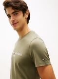 Green Organic Cotton Chest Logo T-Shirt  Men