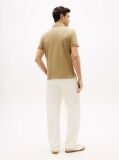 Beige 1985 Organic Cotton Regular Fit Polo  Men