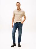Beige 1985 Organic Cotton Slim Fit Polo  Men