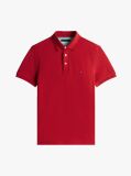 Red 1985 Organic Cotton Slim Fit Polo  Men