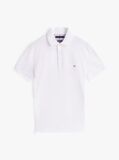 White 1985 Organic Cotton Slim Fit Polo  Men