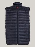 Blue Recycled Quilted Packable Vest  Men