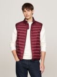 Red Recycled Quilted Packable Vest  Men