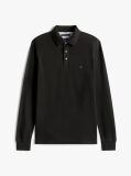 Black 1985 TH Flex Slim Fit Long Sleeve Polo  Men