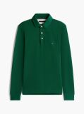 Green 1985 TH Flex Slim Fit Long Sleeve Polo  Men