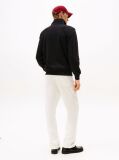 Black Combining casual style with enhanced comfort, this sweatshirt is made from flex fleece and has a cosy, zip-adjustable mock turtleneck.  Men