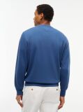 Blue Combining casual style with enhanced comfort, this sweatshirt is made from flex fleece and has a cosy, zip-adjustable mock turtleneck.  Men