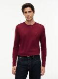Κόκκινο Interlock Μακρυμάνικο T-Shirt Σε Slim Γραμμή  Άνδρες