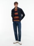 Multi Cotton Cashmere Crew Neck Jumper.  Men