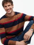 Multi Cotton Cashmere Crew Neck Jumper.  Men
