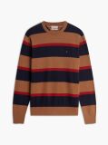 Multi Cotton Cashmere Crew Neck Jumper.  Men