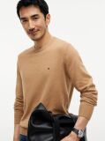 Brown Cotton Cashmere Crew Neck Jumper.  Men