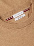 Brown Cotton Cashmere Crew Neck Jumper.  Men