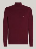 Red Cotton Cashmere Roll Neck Jumper  Men