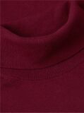 Red Cotton Cashmere Roll Neck Jumper  Men