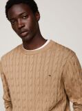 Brown Classics Cable Knit Relaxed Fit Jumper  Men