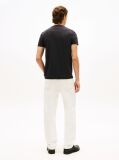 Μαύρο Slim T-Shirt Με Κεντητό Σημαιάκι  Άνδρες
