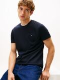 Μπλε Slim T-Shirt Με Κεντητό Σημαιάκι  Άνδρες