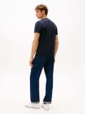 Μπλε Slim T-Shirt Με Κεντητό Σημαιάκι  Άνδρες