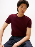 Red Flag Embroidery Interlock Slim Fit T-Shirt  Men