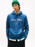 Μπλε Hoodie Με Λογότυπο  Άνδρες