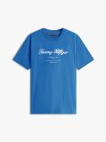 Μπλε T-Shirt Με Λογότυπο Και Κλασική Λαιμόκοψη  Άνδρες