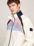 White Water Resistant Colour-Blocked Regular Portland Jacket  Men
