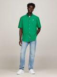 Green TH Monogram Regular Short Sleeve Shirt  Men
