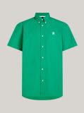 Green TH Monogram Regular Short Sleeve Shirt  Men