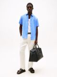 Blue Washed Pure Linen Shirt  Men