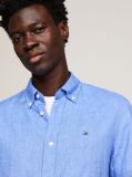 Blue Washed Pure Linen Shirt  Men