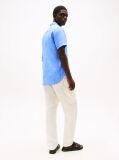 Blue Washed Pure Linen Shirt  Men