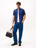 Blue Washed Pure Linen Shirt  Men