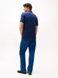 Blue Washed Pure Linen Shirt  Men