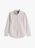Beige Heritage Regular Fit Oxford Shirt  Men