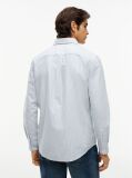 Blue Heritage Stripe Regular Fit Oxford Shirt  Men